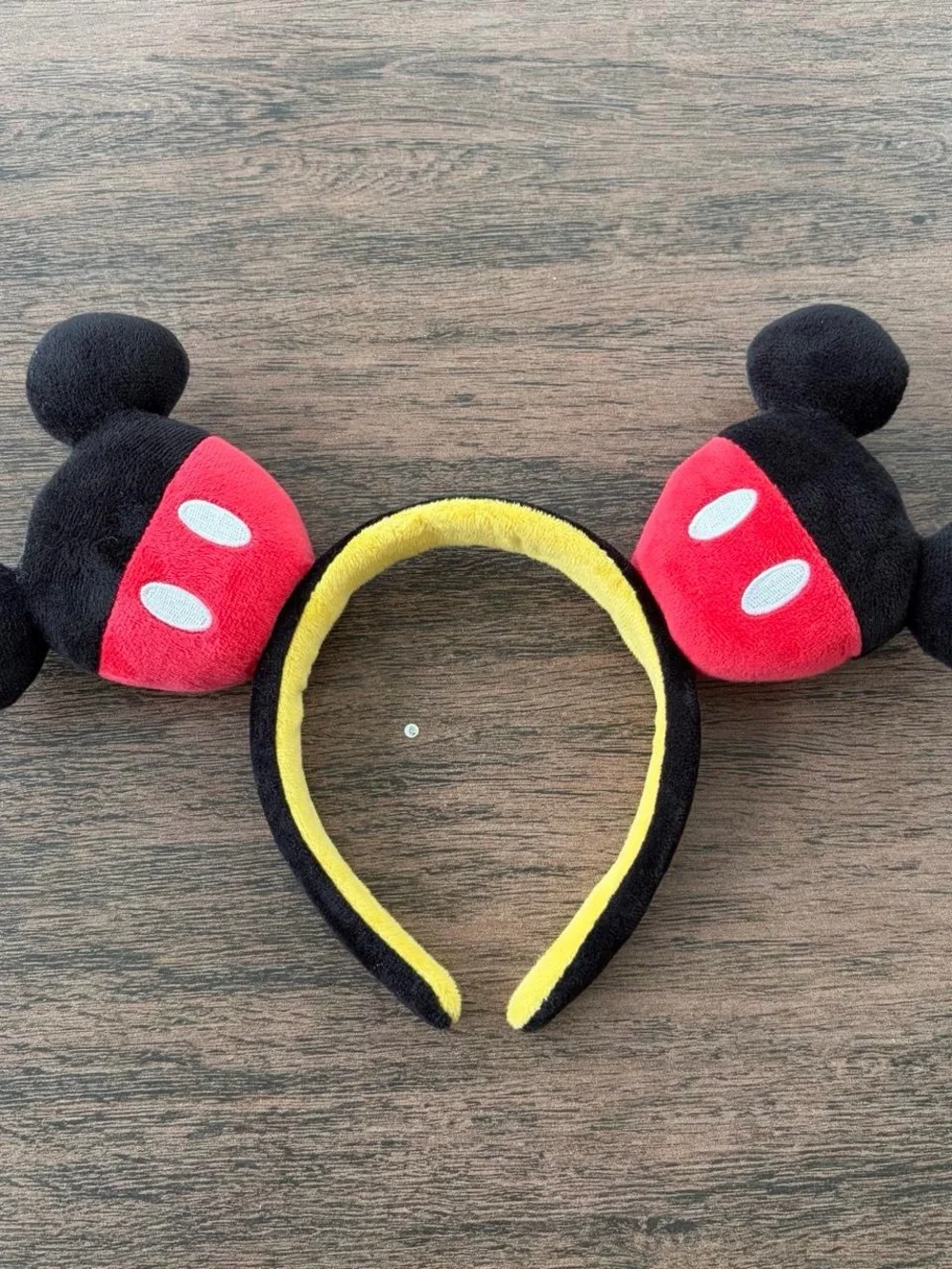Mickey Mouse Inspired Ears Headband - Black & Red
